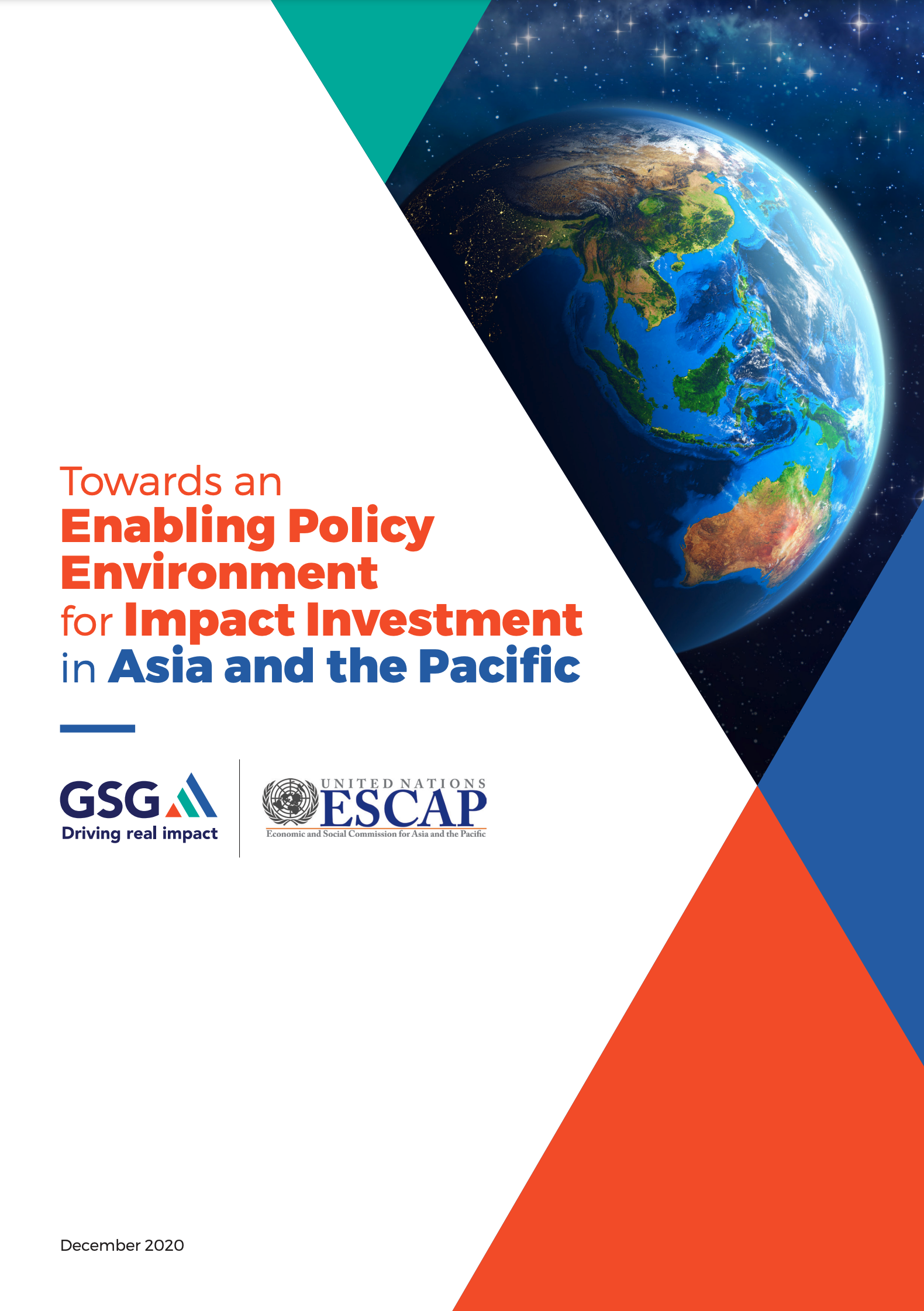 Towards An Enabling Policy Environment For Impact Investment In Asia And The Pacific Main Report